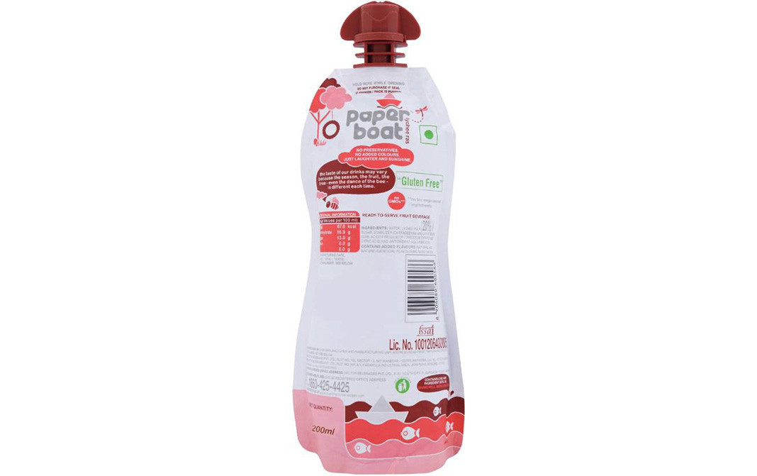 Paper Boat Lychee Ras    Bottle  200 millilitre